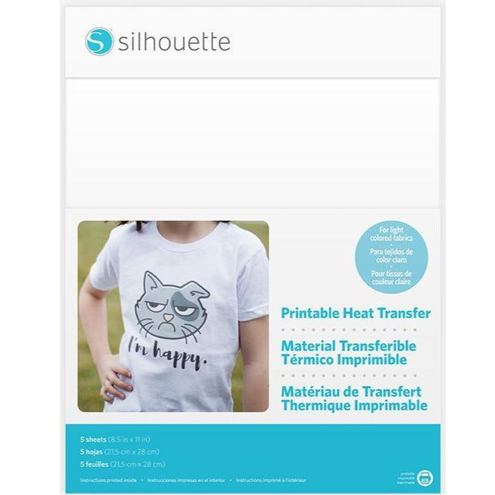 Printable Heat Transfer - Light Fabric - Silhouette Canada