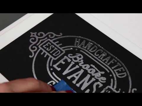 Foil Transfer Sheets - Silver